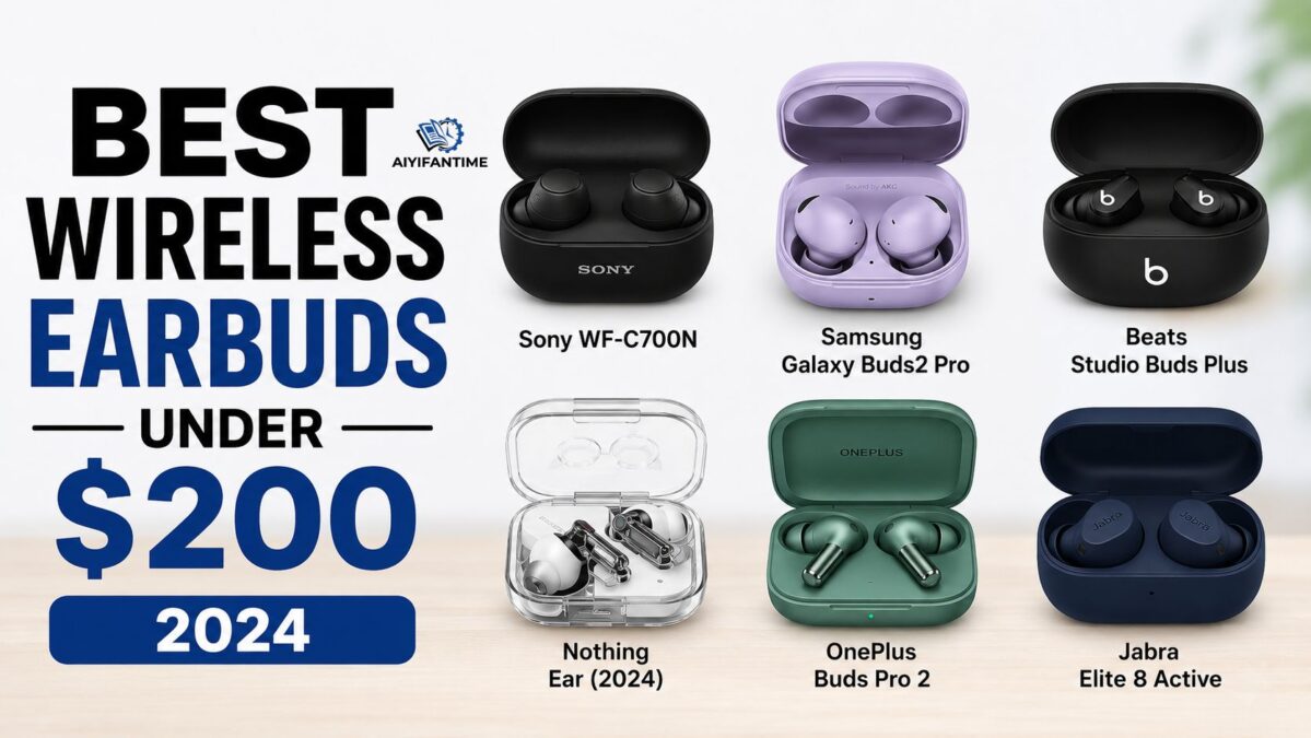 Best Wireless Earbuds Under 200 Dollars 2024