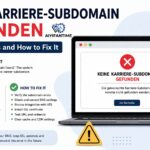 Keine Karriere-Subdomain gefunden