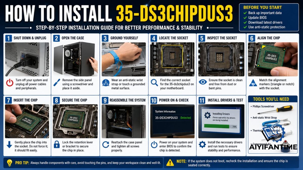 How to Install 35-ds3chipdus3